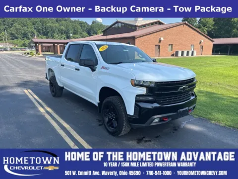White 2021 Chevrolet Silverado 1500 LT Trail Boss for sale in Waverly, OH