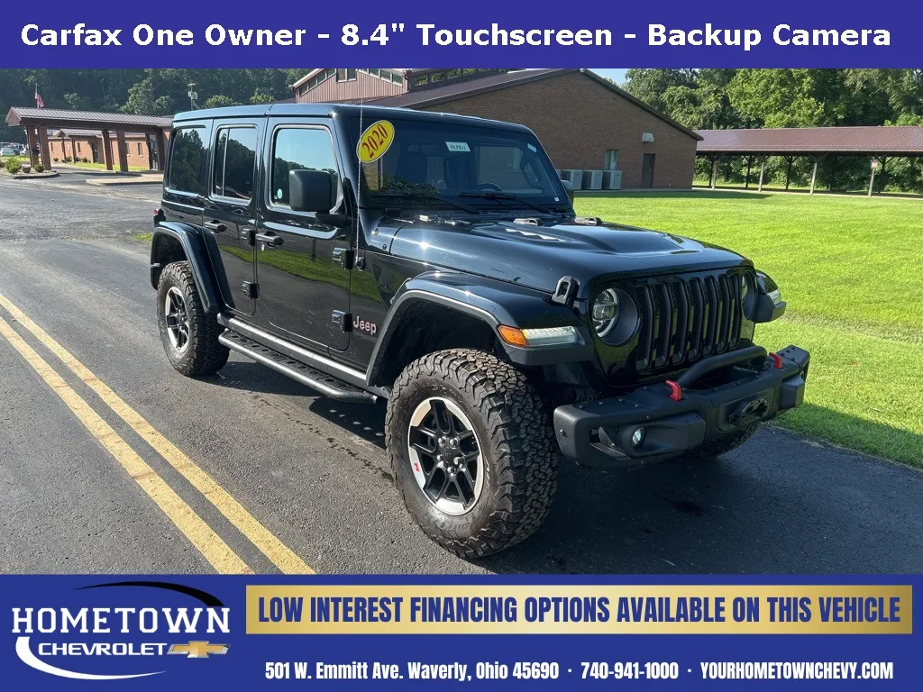 Black 2020 Jeep Wrangler Unlimited Rubicon for sale in Waverly, OH