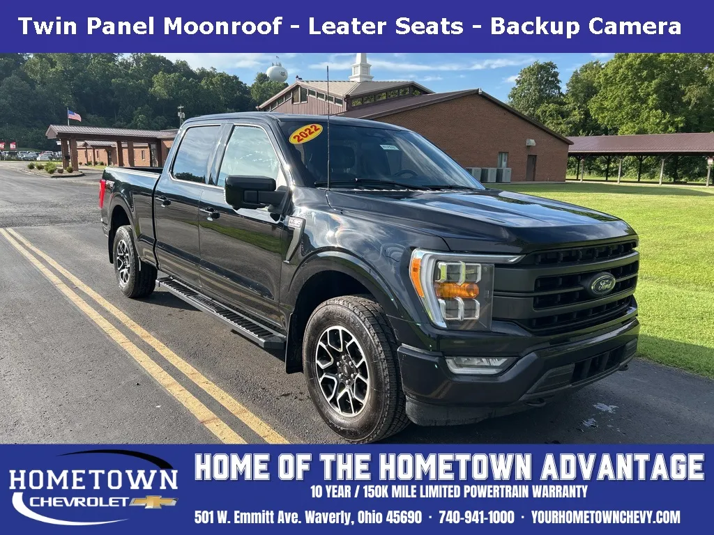 Black 2022 Ford F-150 Lariat for sale in Waverly, OH