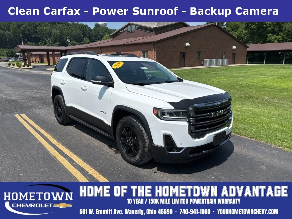 White 2020 GMC Acadia AT4 for sale in Waverly, OH