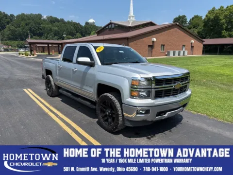 Silver 2015 Chevrolet Silverado 1500 LT for sale in Waverly, OH