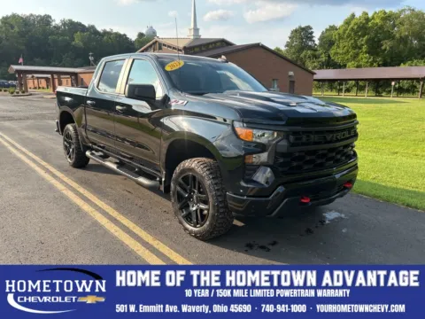Black 2023 Chevrolet Silverado 1500 Custom Trail Boss for sale in Waverly, OH