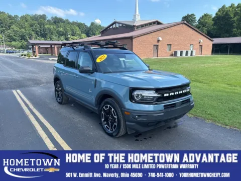 Blue 2021 Ford Bronco Sport Outer Banks for sale in Waverly, OH