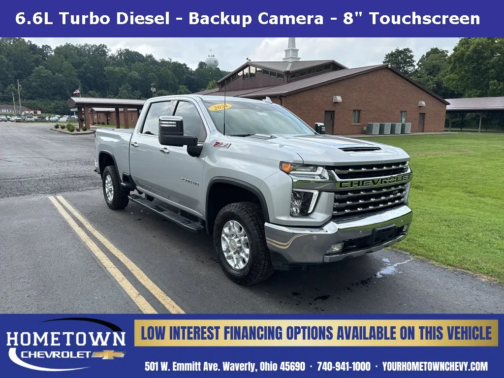 Silver 2021 Chevrolet Silverado 2500HD LTZ for sale in Waverly, OH