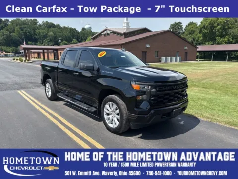 Black 2022 Chevrolet Silverado 1500 Custom for sale in Waverly, OH