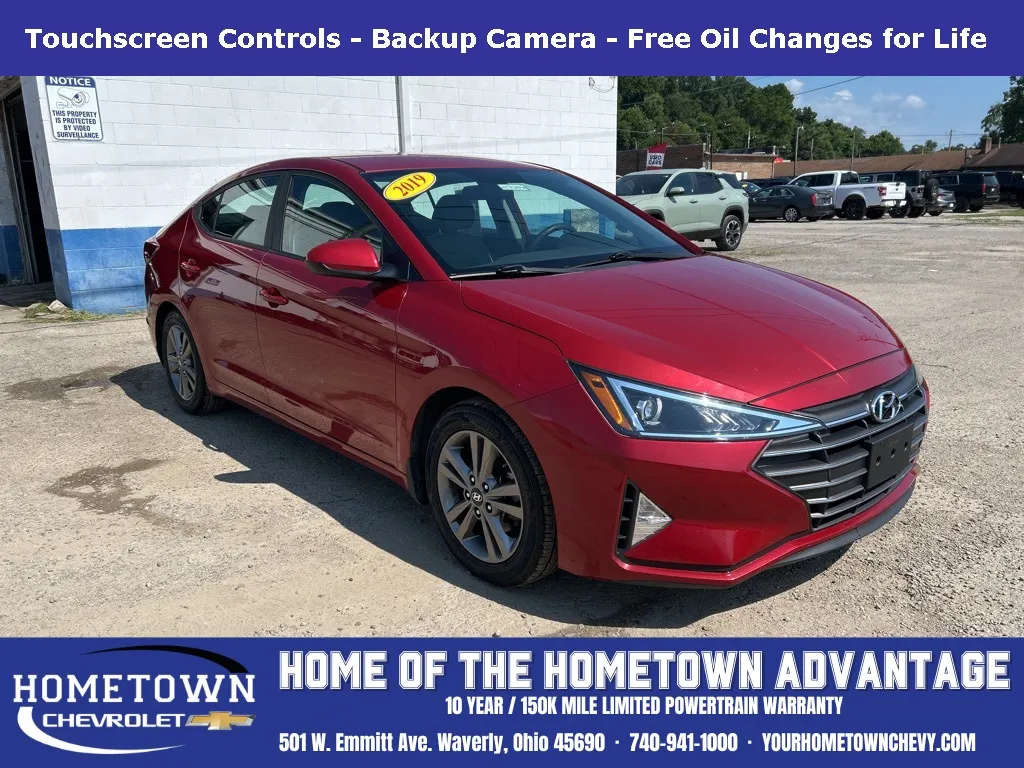 Red 2019 Hyundai Elantra SE for sale in Waverly, OH