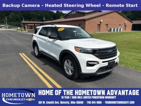 White 2022 Ford Explorer XLT for sale in Waverly, OH