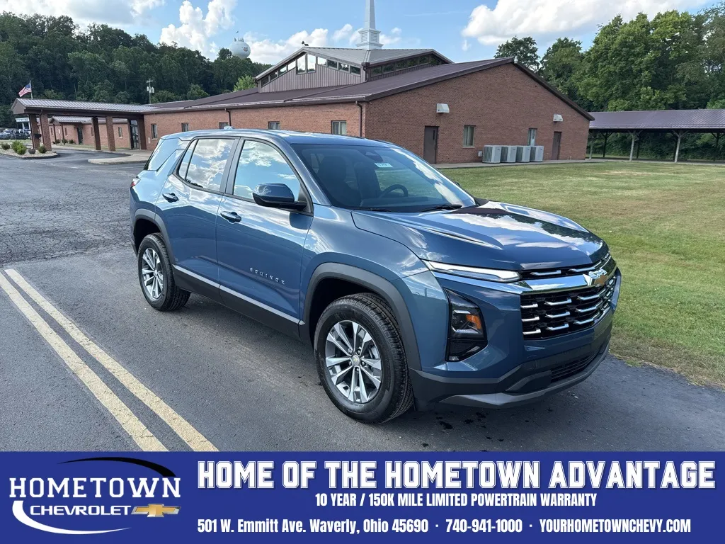 Blue 2026 Chevrolet Equinox LT for sale in Waverly, OH
