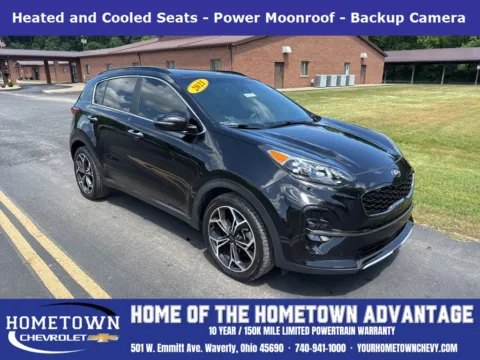 Black 2021 Kia Sportage SX for sale in Waverly, OH