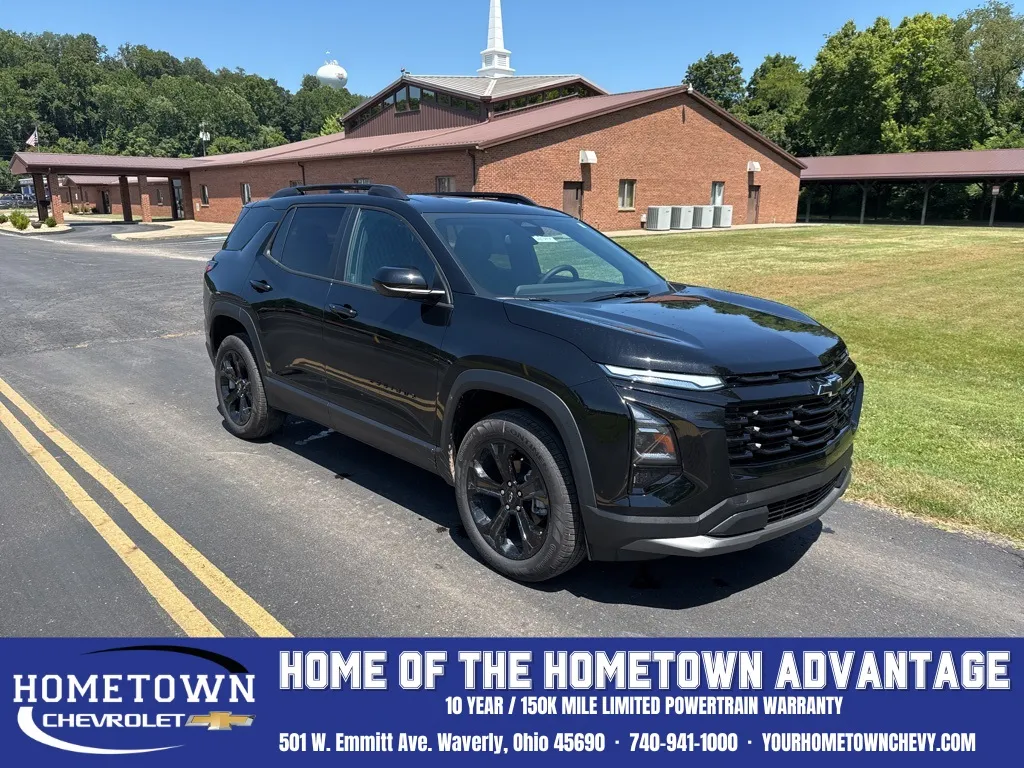Black 2026 Chevrolet Equinox LT for sale in Waverly, OH