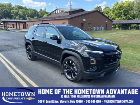 Black 2026 Chevrolet Equinox RS for sale in Waverly, OH