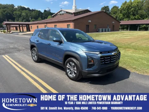 Blue 2026 Chevrolet Equinox LT for sale in Waverly, OH