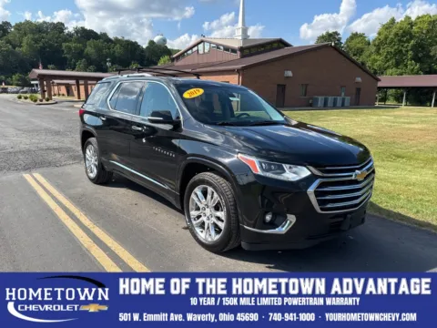 Black 2019 Chevrolet Traverse High Country for sale in Waverly, OH