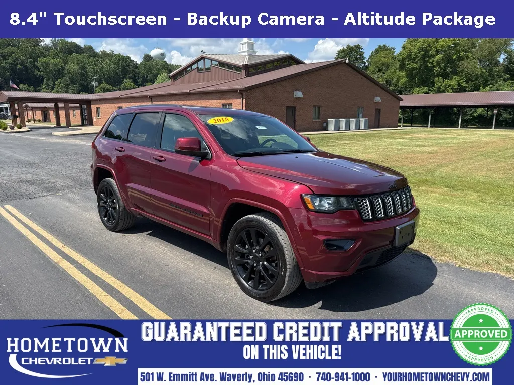 Red 2018 Jeep Grand Cherokee Altitude for sale in Waverly, OH