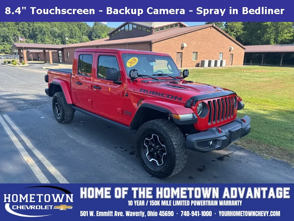 Red 2020 Jeep Gladiator Rubicon for sale in Waverly, OH