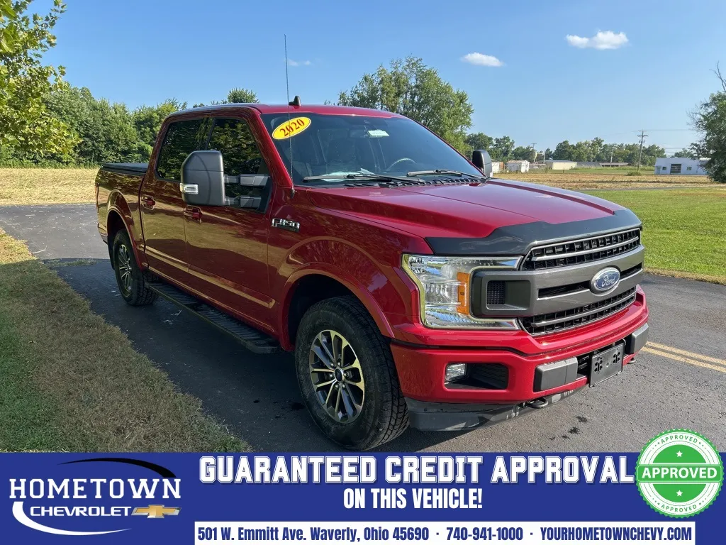 Red 2020 Ford F-150 XLT for sale in Waverly, OH