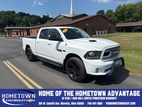 White 2018 Ram 1500 Sport for sale in Waverly, OH