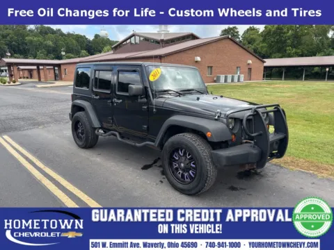 Black 2011 Jeep Wrangler Unlimited Rubicon for sale in Waverly, OH