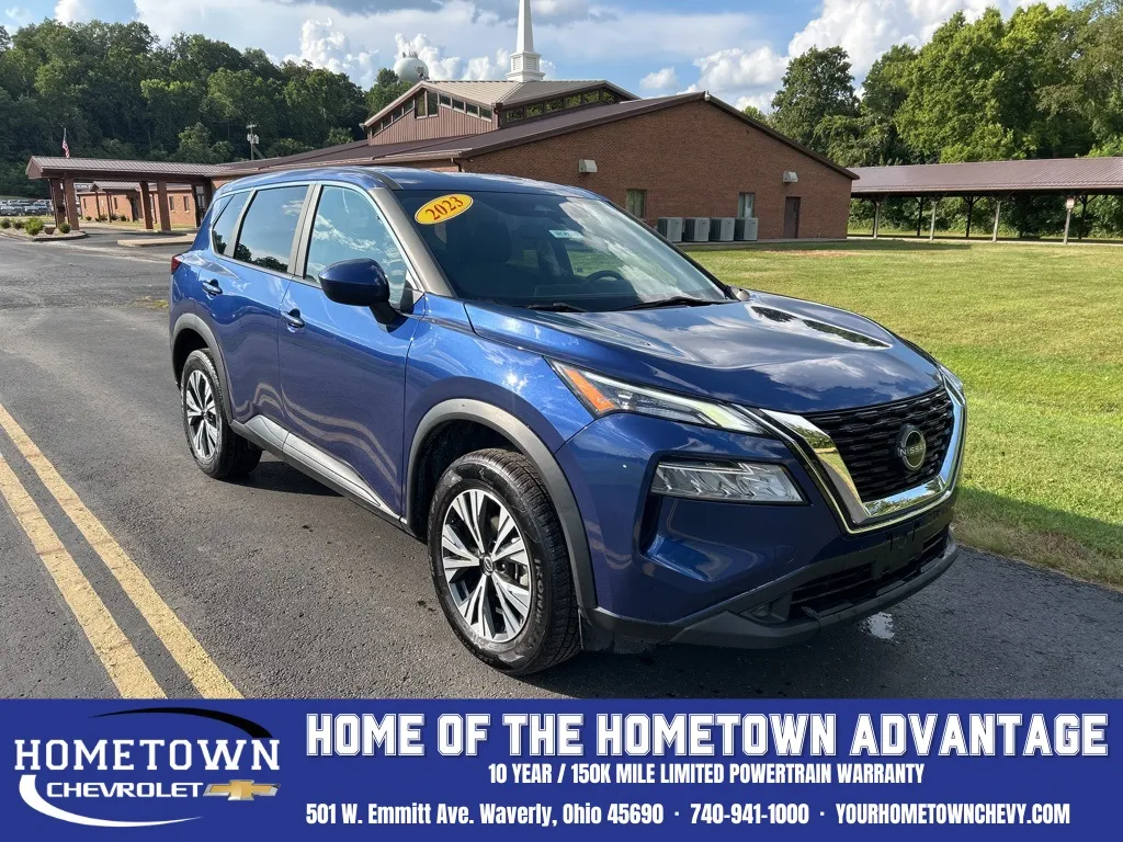 Blue 2023 Nissan Rogue SV for sale in Waverly, OH