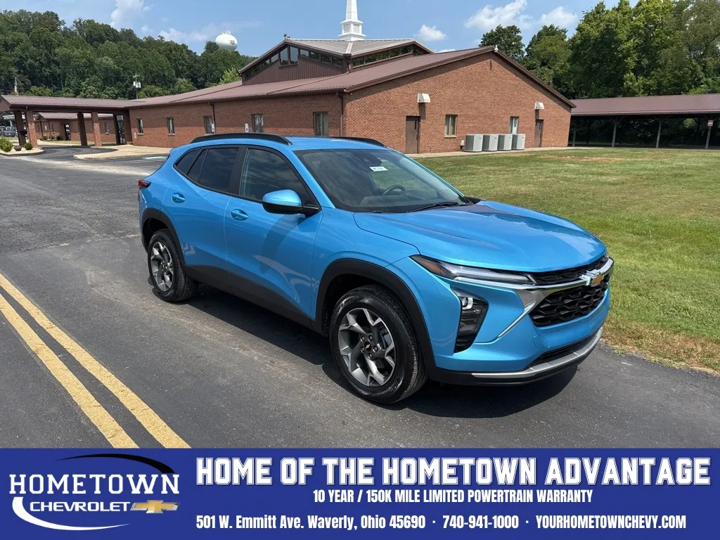 Blue 2025 Chevrolet Trax LT for sale in Waverly, OH