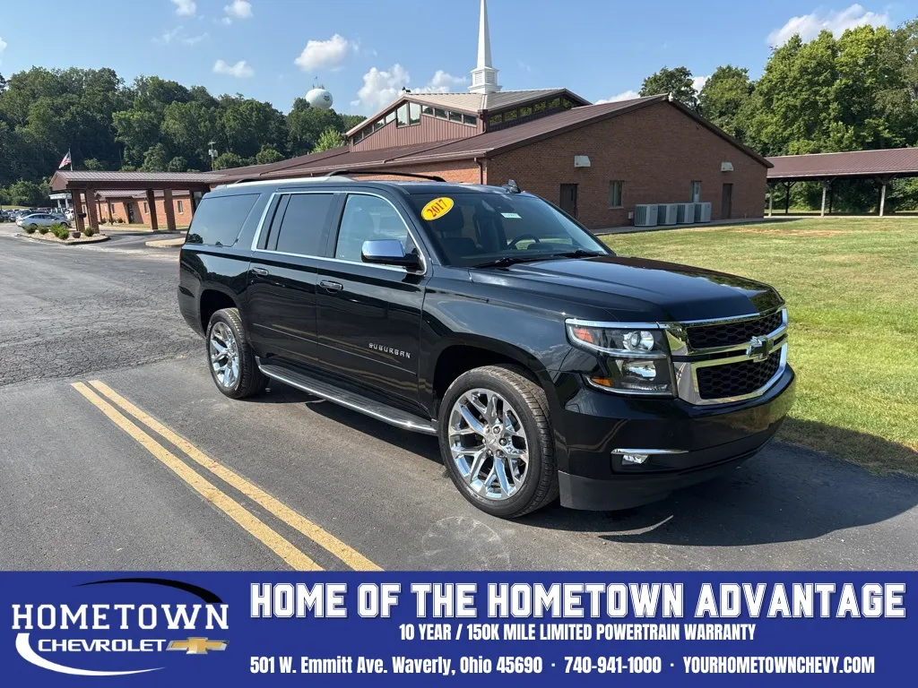 Black 2017 Chevrolet Suburban Premier for sale in Waverly, OH