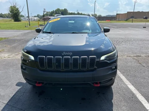 Photos of 2021 Jeep Cherokee Trailhawk for sale in Waverly, OH at Hometown Chevrolet