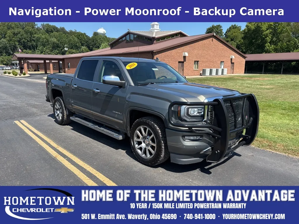 Gray 2018 GMC Sierra 1500 Denali for sale in Waverly, OH