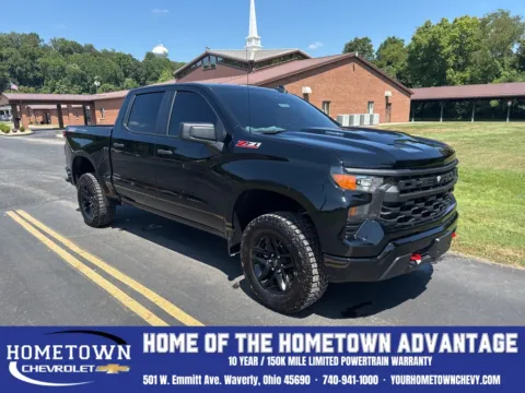 Black 2025 Chevrolet Silverado 1500 Custom Trail Boss for sale in Waverly, OH