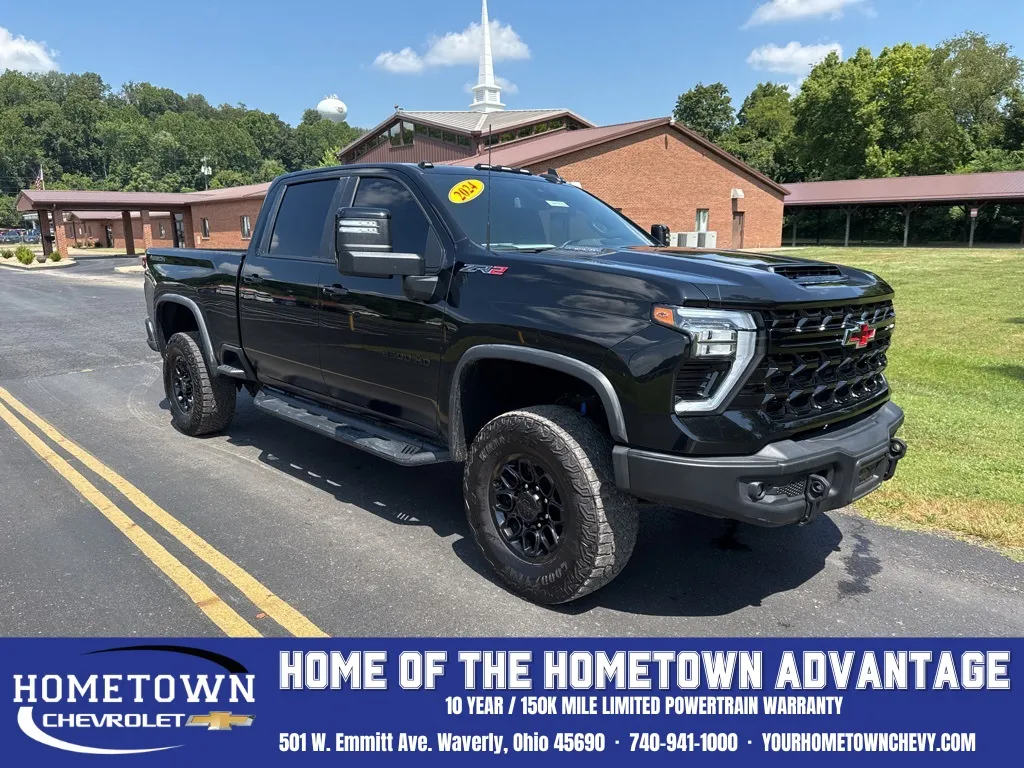 Black 2024 Chevrolet Silverado 2500HD ZR2 for sale in Waverly, OH