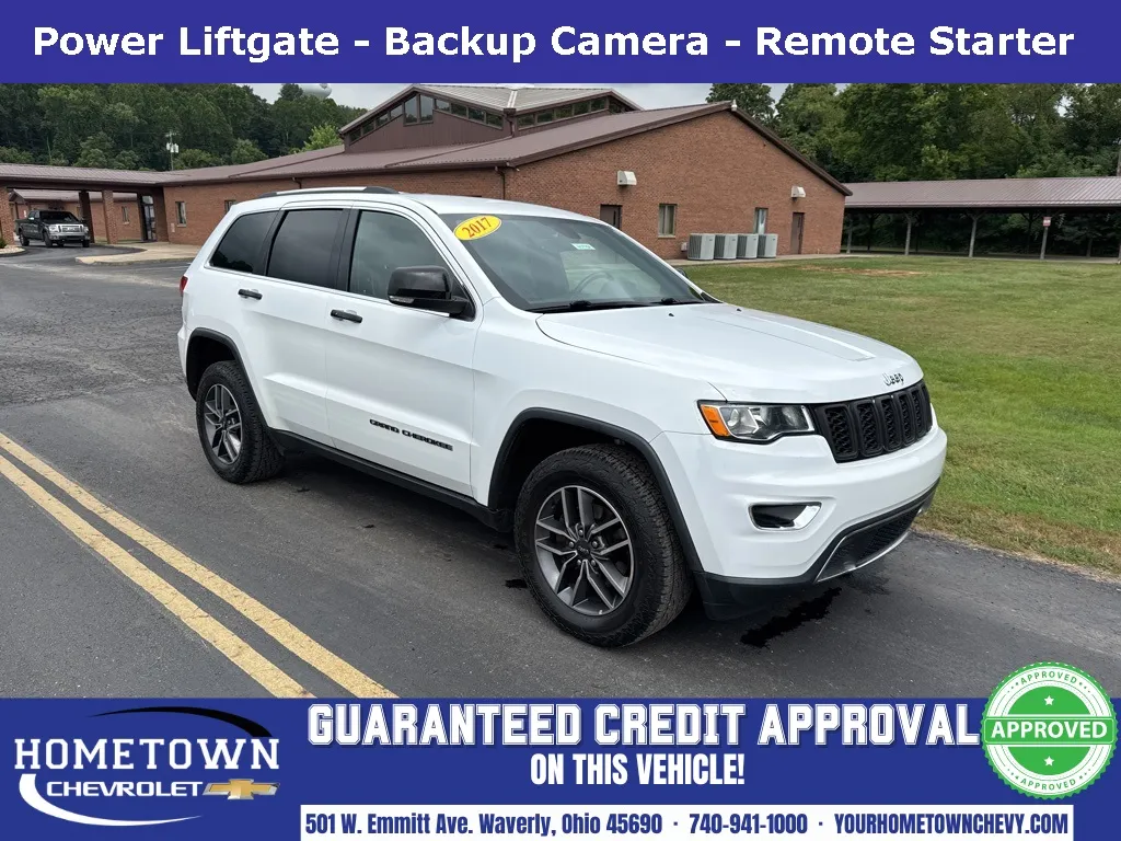 White 2017 Jeep Grand Cherokee Limited for sale in Waverly, OH