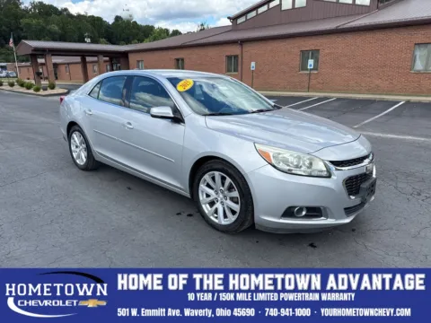 Silver 2015 Chevrolet Malibu LT for sale in Waverly, OH