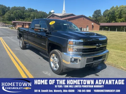 Black 2018 Chevrolet Silverado 2500HD LT for sale in Waverly, OH