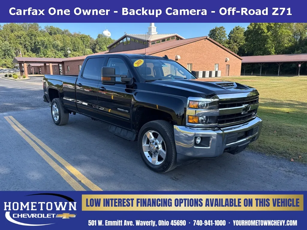 Black 2018 Chevrolet Silverado 2500HD LT for sale in Waverly, OH
