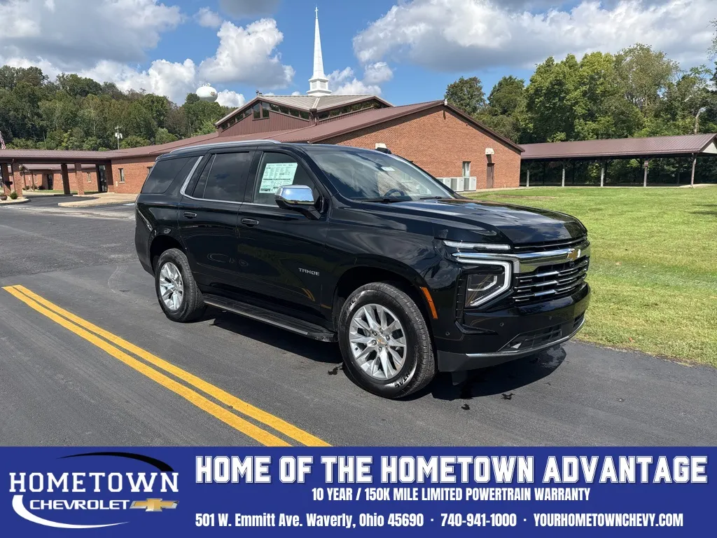 Black 2025 Chevrolet Tahoe Premier for sale in Waverly, OH