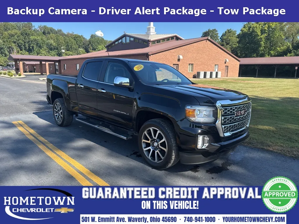 Black 2021 GMC Canyon Denali for sale in Waverly, OH