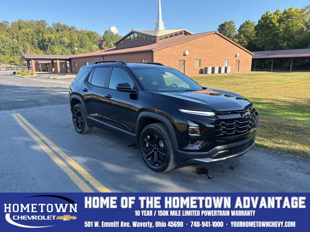 Black 2026 Chevrolet Equinox LT for sale in Waverly, OH