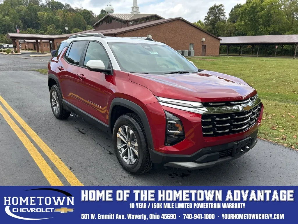 Red 2025 Chevrolet Equinox LT for sale in Waverly, OH