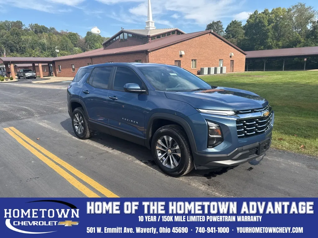 Blue 2025 Chevrolet Equinox LT for sale in Waverly, OH