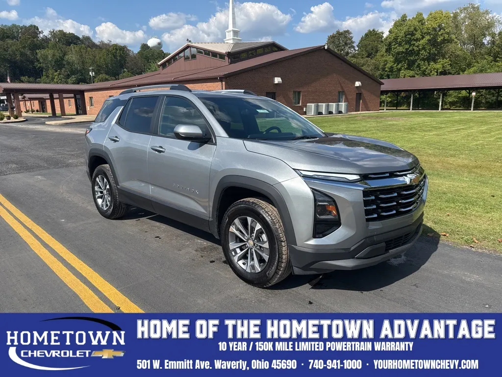 Gray 2025 Chevrolet Equinox LT for sale in Waverly, OH