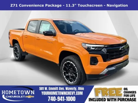 Orange 2026 Chevrolet Colorado Z71 for sale in Waverly, OH