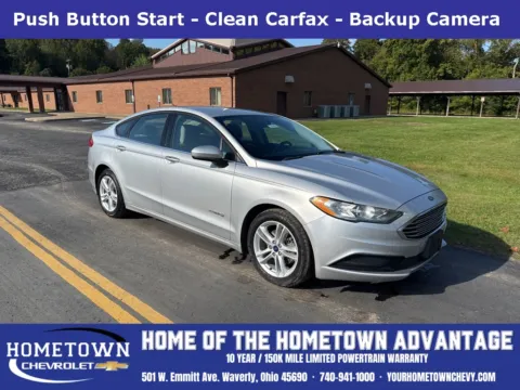 Silver 2018 Ford Fusion Hybrid S for sale in Waverly, OH