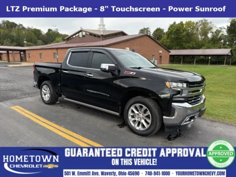 Black 2021 Chevrolet Silverado 1500 LTZ for sale in Waverly, OH