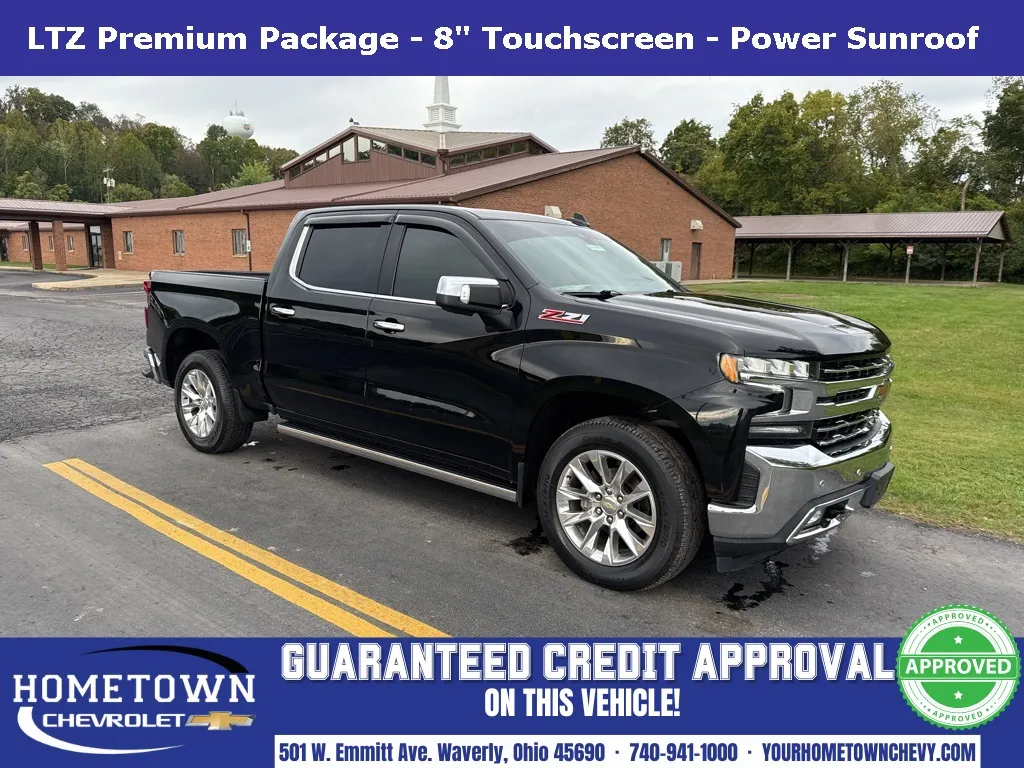 Black 2021 Chevrolet Silverado 1500 LTZ for sale in Waverly, OH