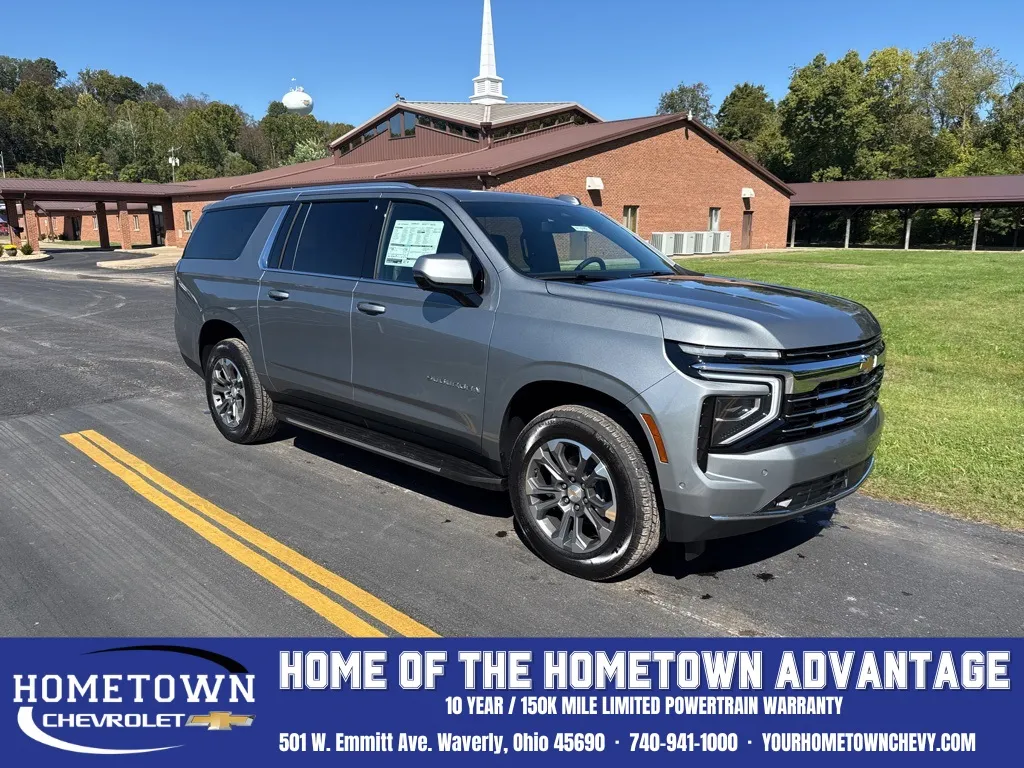 Gray 2026 Chevrolet Suburban LT for sale in Waverly, OH