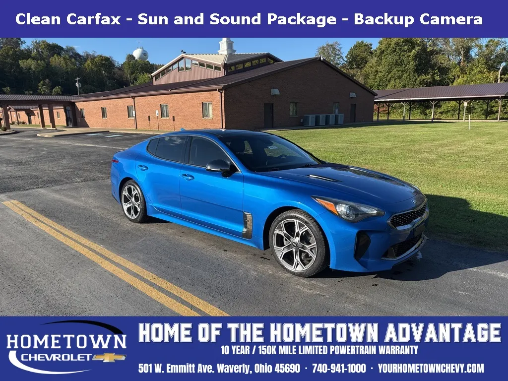 Blue 2020 Kia Stinger GT-Line for sale in Waverly, OH