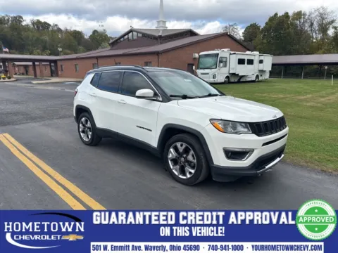 White 2020 Jeep Compass Limited for sale in Waverly, OH