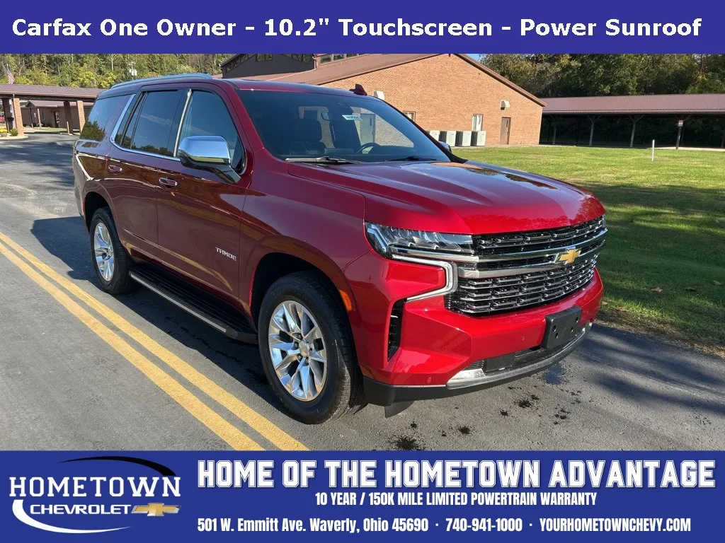 Red 2021 Chevrolet Tahoe Premier for sale in Waverly, OH