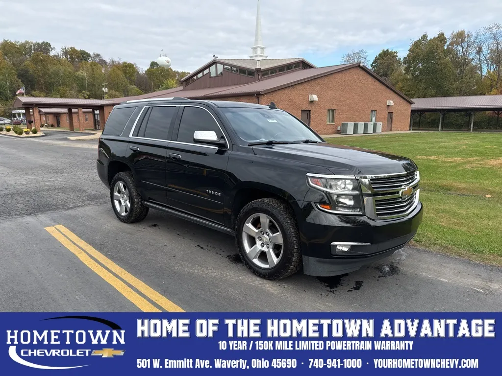 Black 2018 Chevrolet Tahoe Premier for sale in Waverly, OH