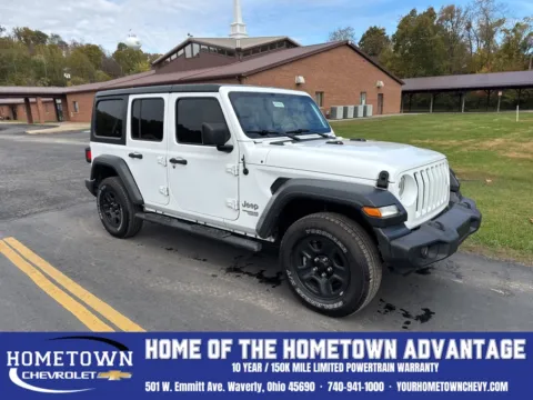 White 2018 Jeep Wrangler Unlimited Sport for sale in Waverly, OH