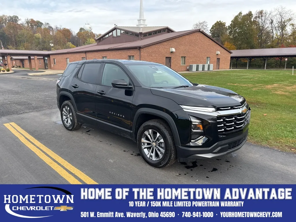 Black 2026 Chevrolet Equinox LT for sale in Waverly, OH